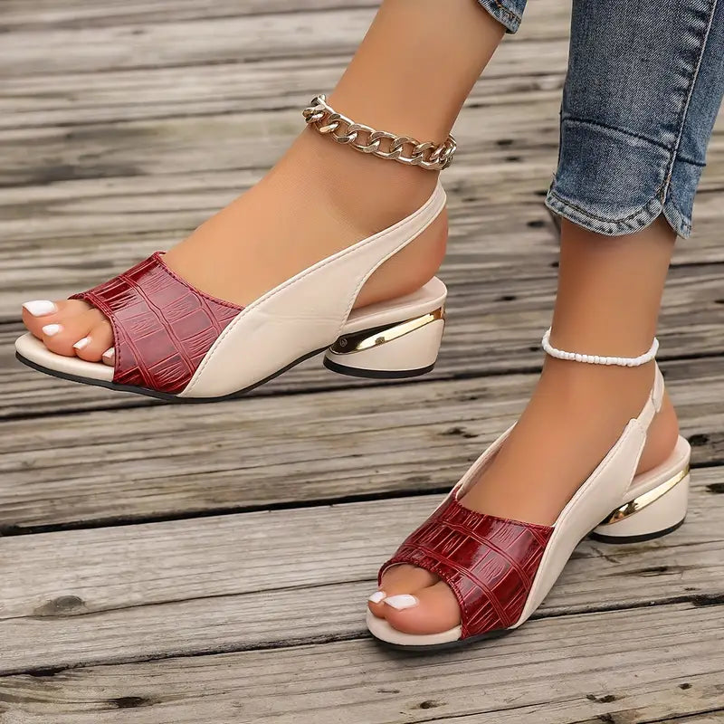 Sophia Leather Sandals