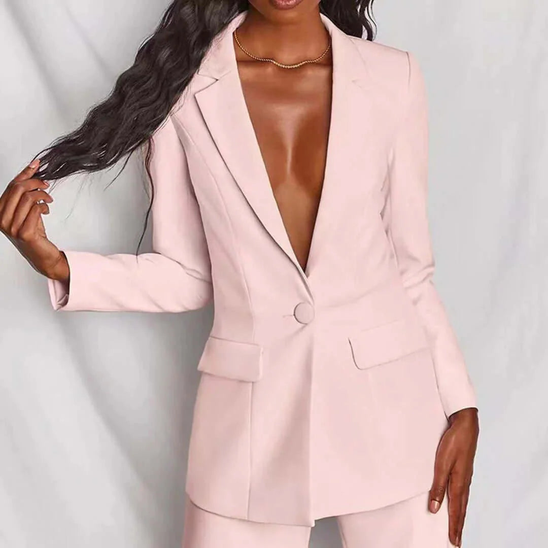 Meghan - Tailored Blazer & Wide-Leg Trousers