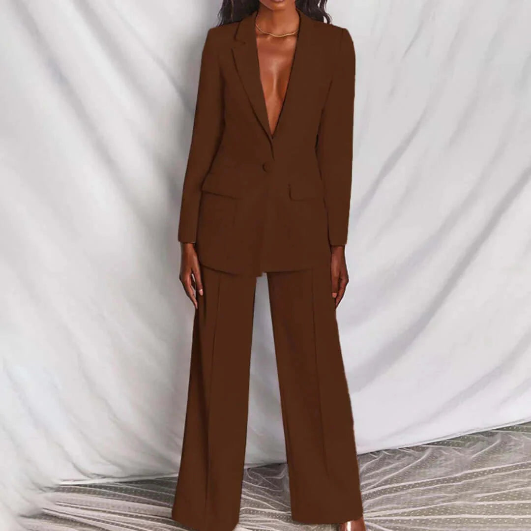 Meghan - Tailored Blazer & Wide-Leg Trousers