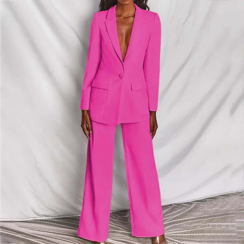 Meghan - Tailored Blazer & Wide-Leg Trousers