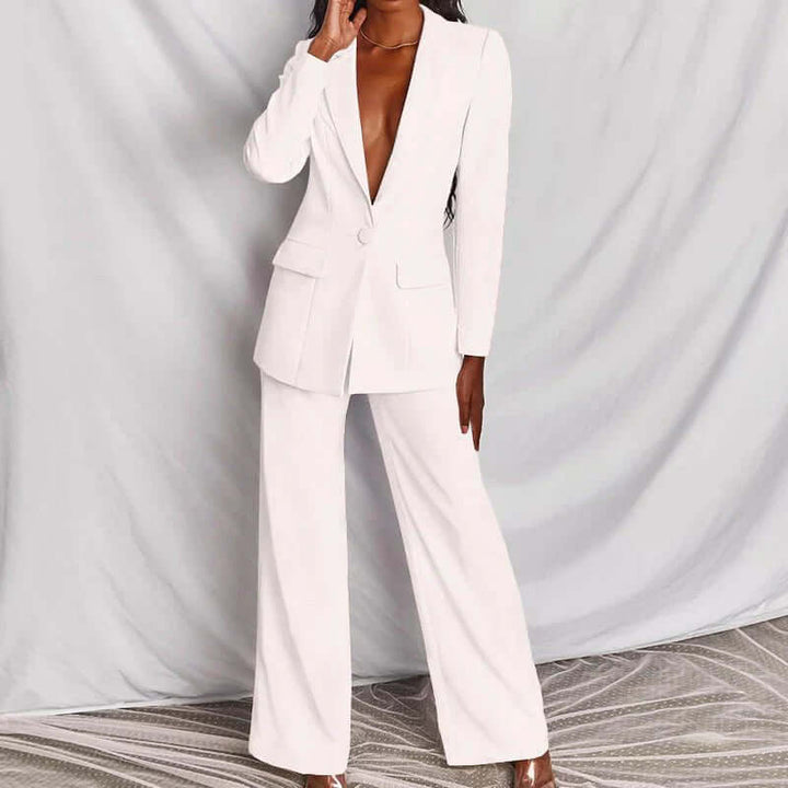 Meghan - Tailored Blazer & Wide-Leg Trousers