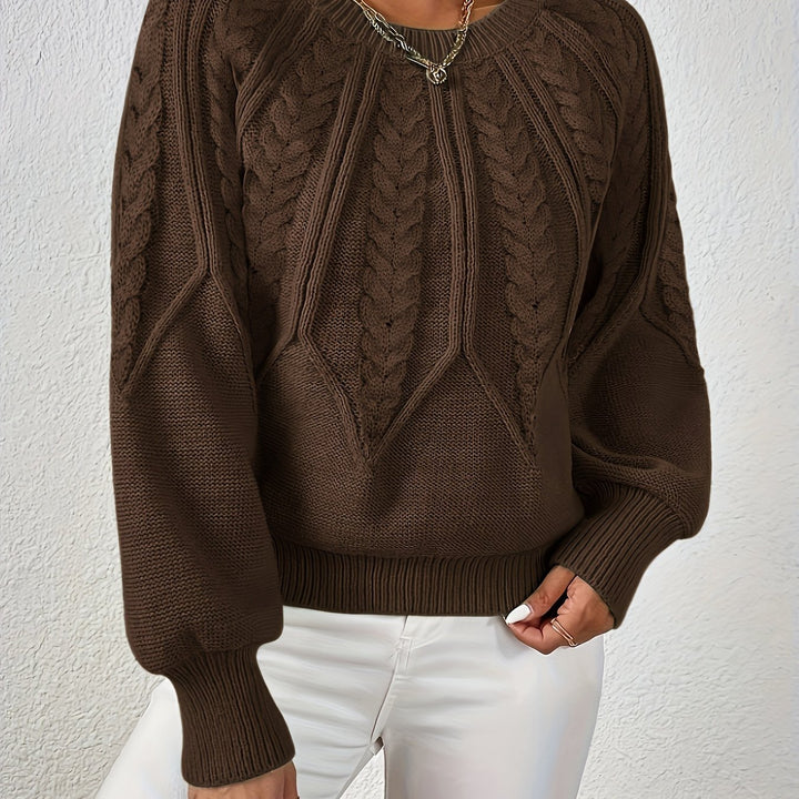 Jacinta - Elegant Cable Jumper