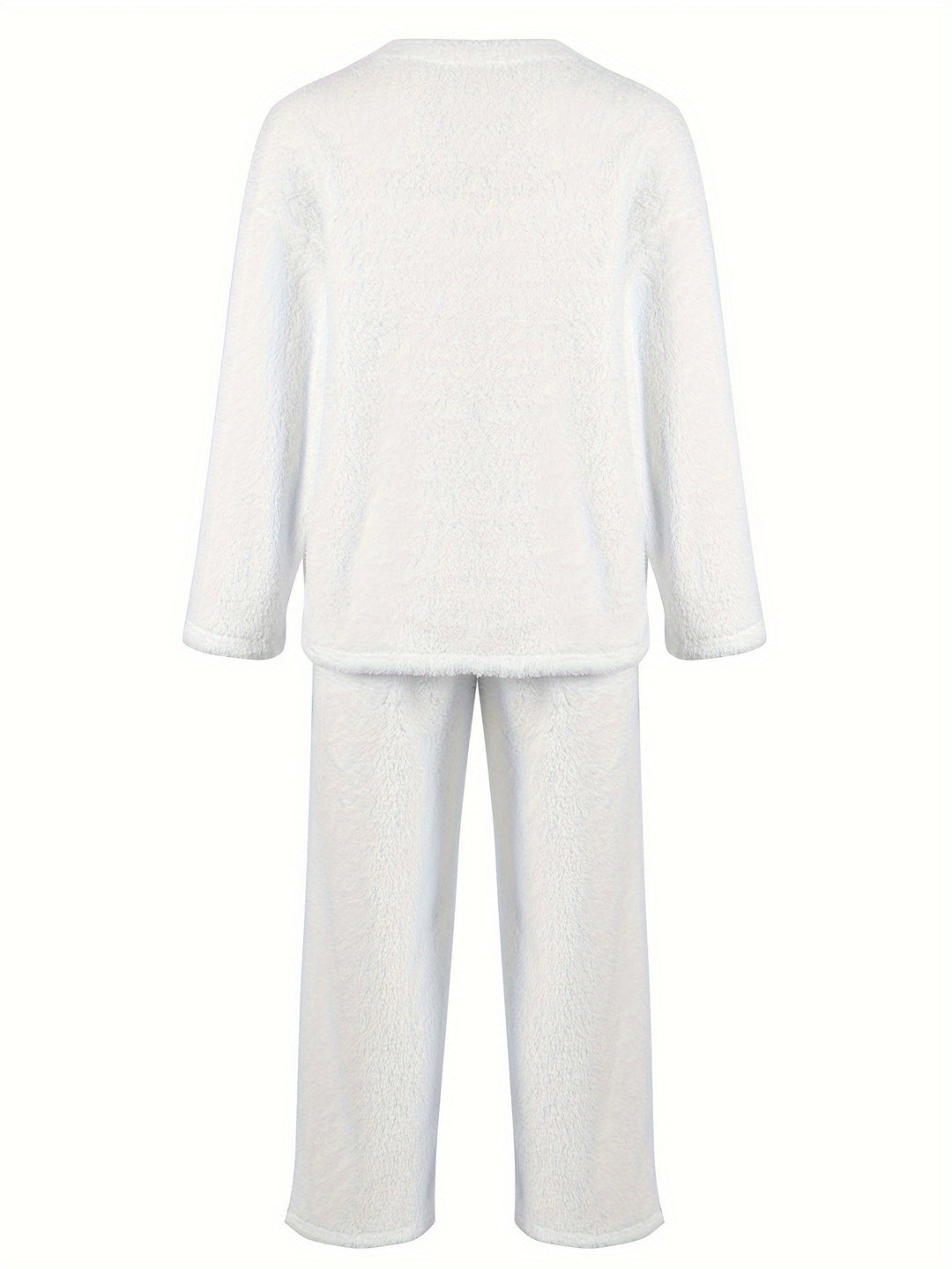 Melita - Cozy Elegant Women's V-Neck Set