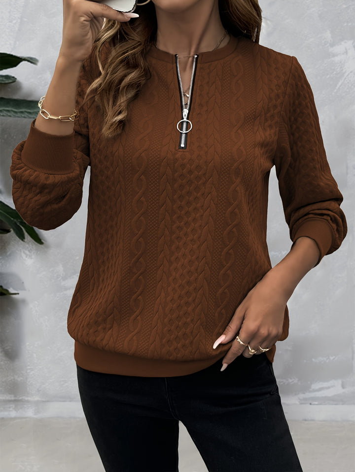 Niki - Elegant Jumper with Zip