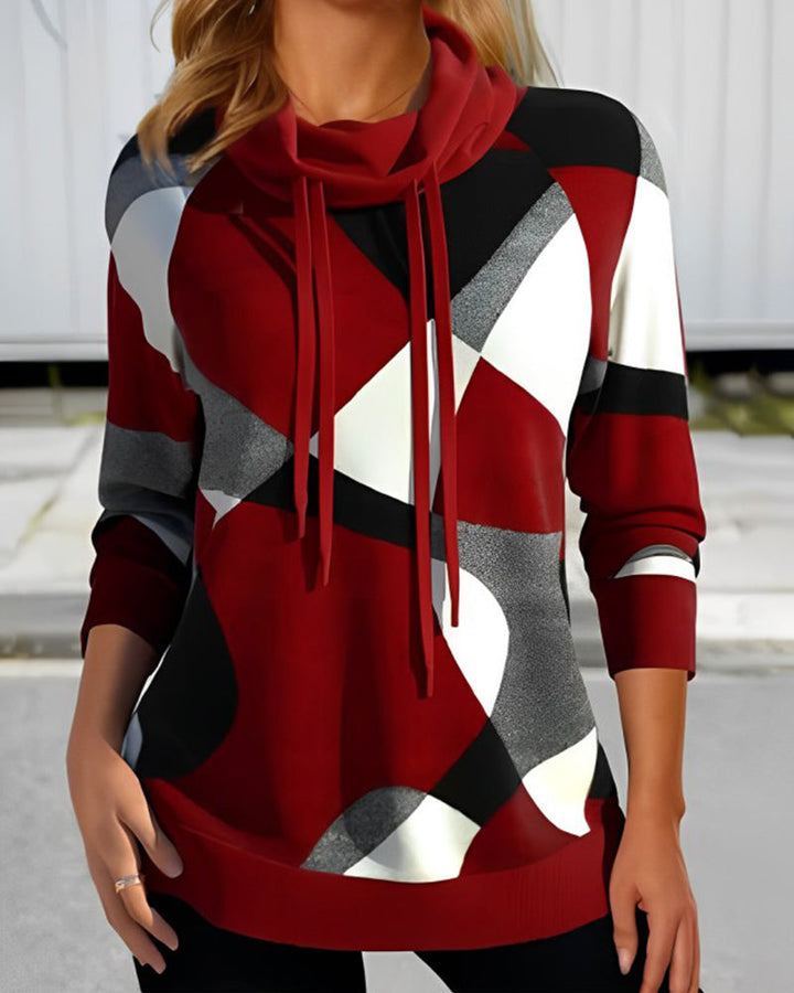 Anna - Colour Block Hoodie