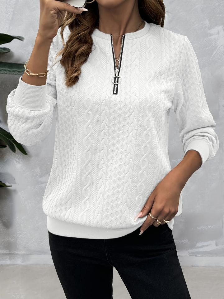 Niki - Elegant Jumper with Zip