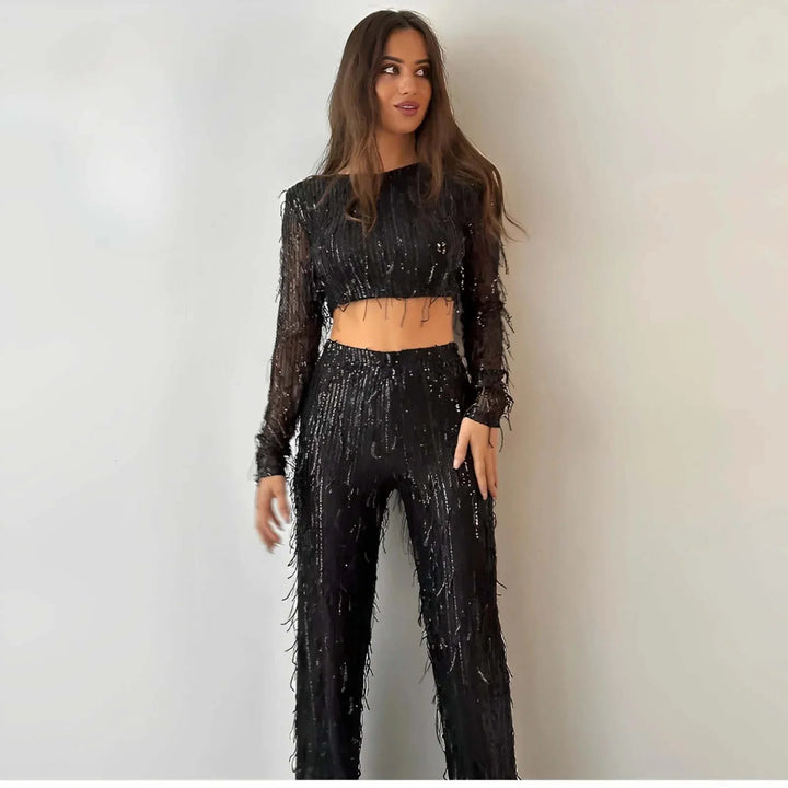 Lara - Glistening Embellished Set