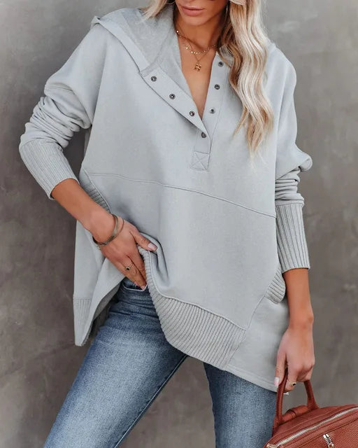 Nahide - Oversized Hooded Sweater Soft and Stylish for Everyday Comfort