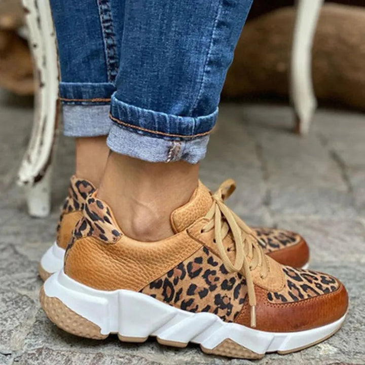 Leona - Comfortable Leopard Print Sneakers