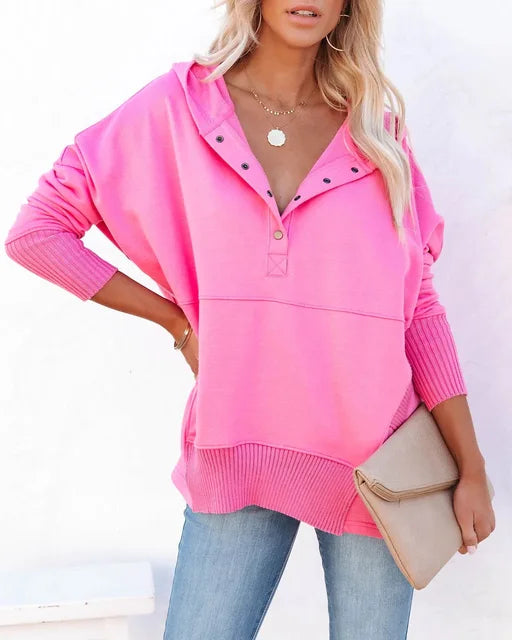 Nahide - Oversized Hooded Sweater Soft and Stylish for Everyday Comfort