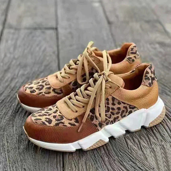 Leona - Comfortable Leopard Print Sneakers