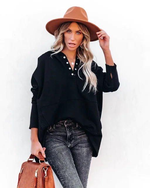 Nahide - Oversized Hooded Sweater Soft and Stylish for Everyday Comfort
