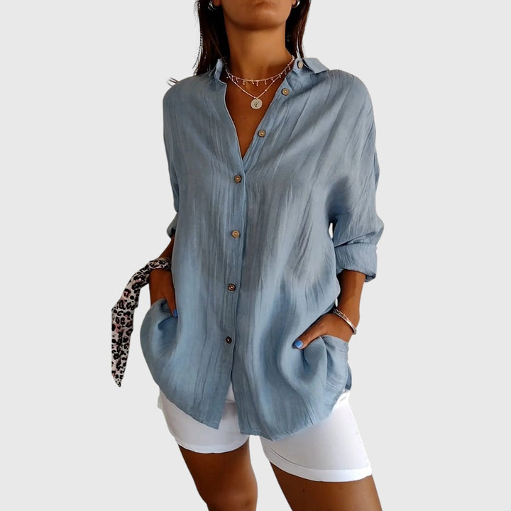 Hanne - Elegant Button-Up Shirt