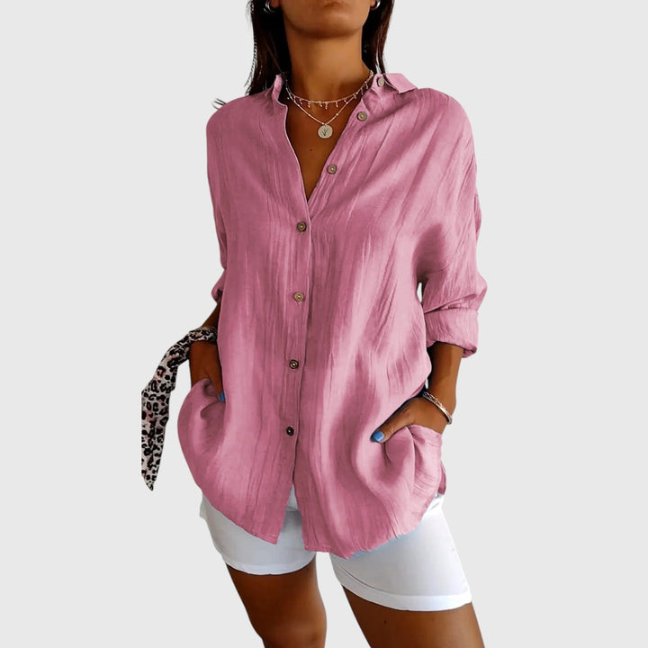 Hanne - Elegant Button-Up Shirt
