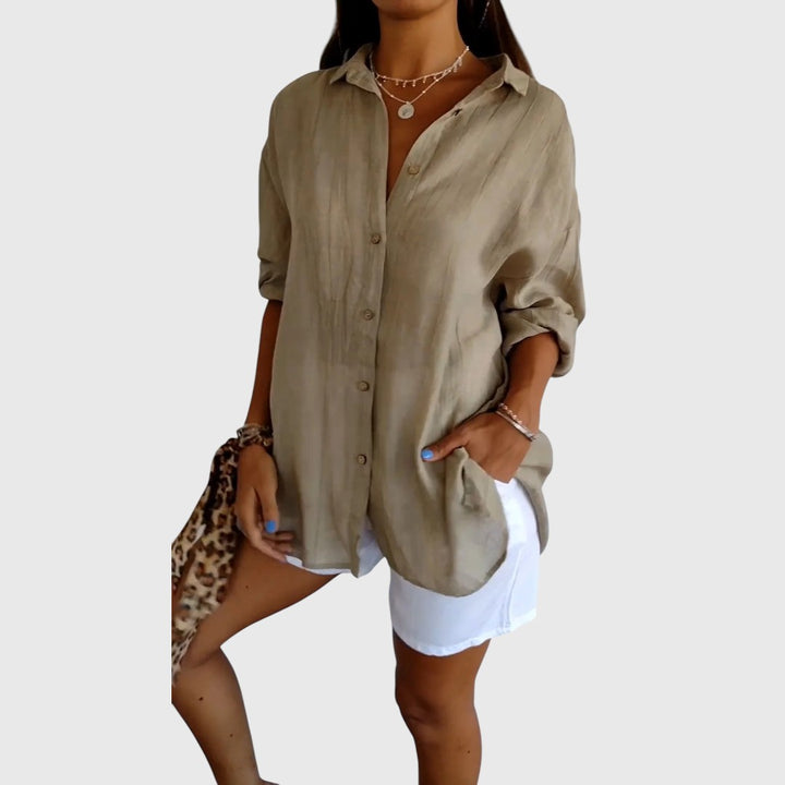 Hanne - Elegant Button-Up Shirt