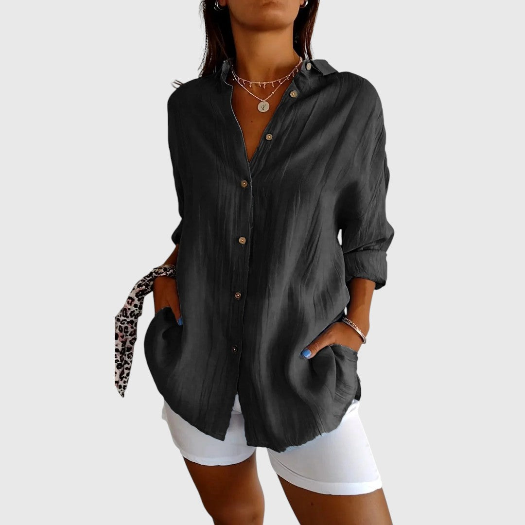 Hanne - Elegant Button-Up Shirt