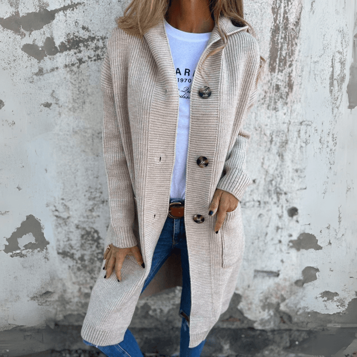 Leah - Elegant Long Cardigan