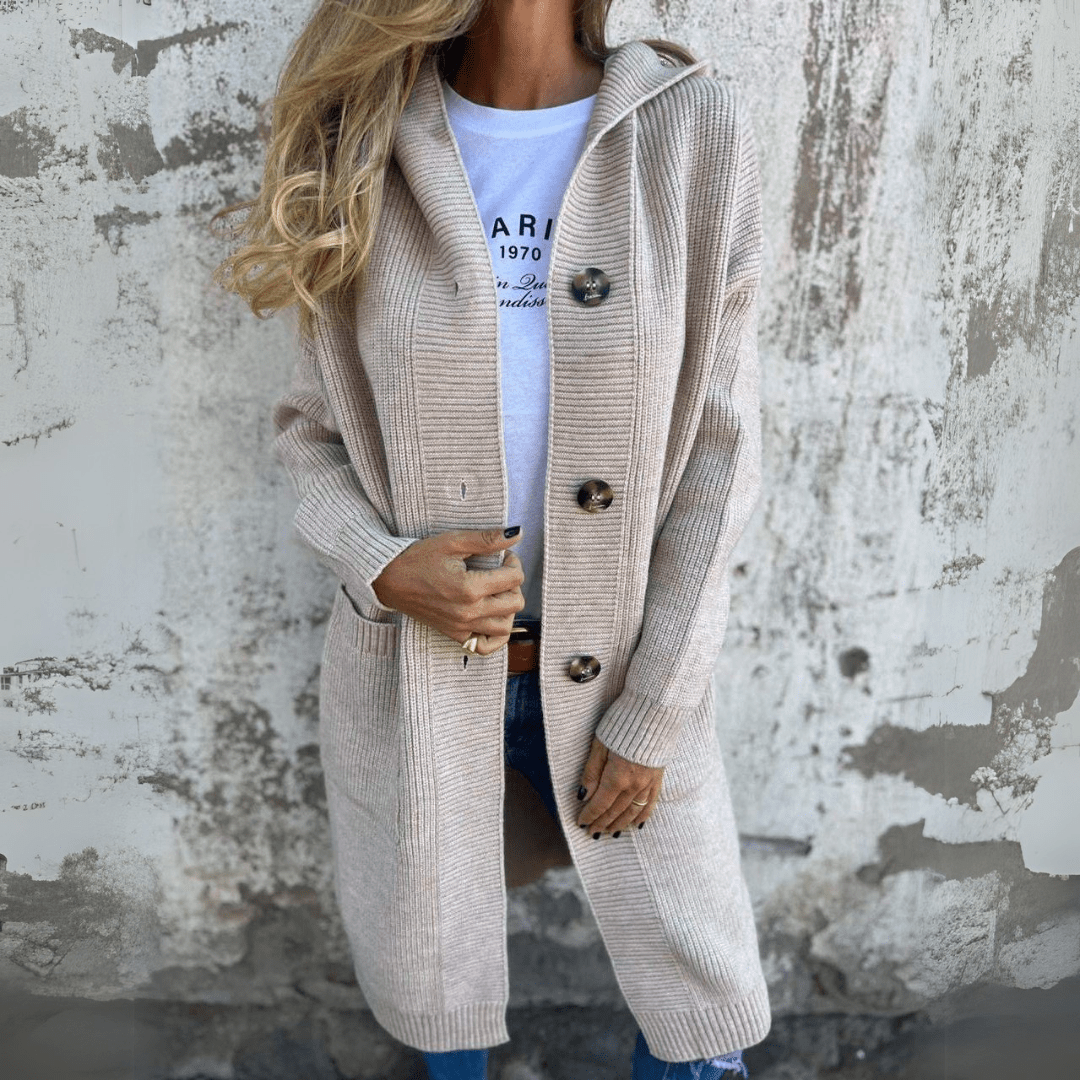 Leah - Elegant Long Cardigan