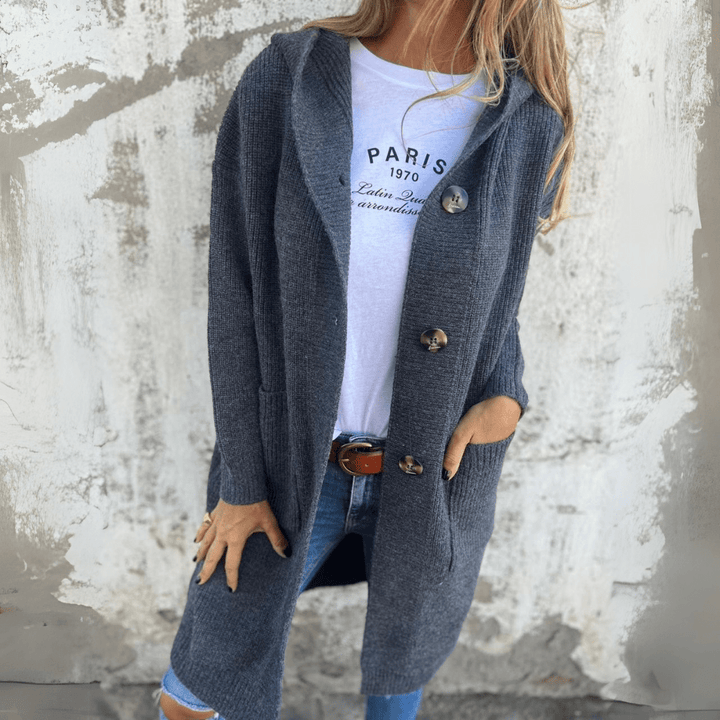 Leah - Elegant Long Cardigan
