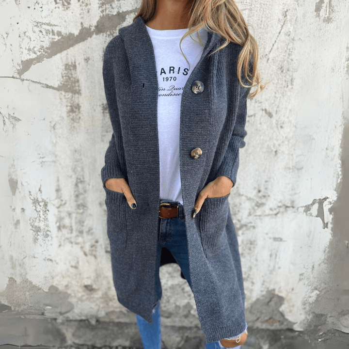 Leah - Elegant Long Cardigan