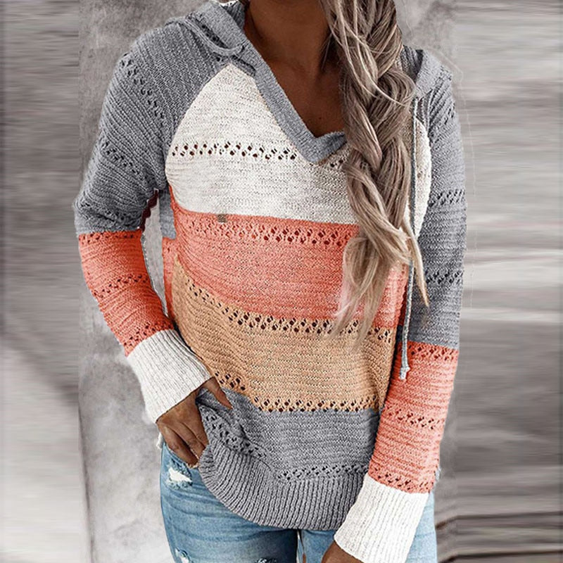 Mildred - Modern Women's V-neck jumper