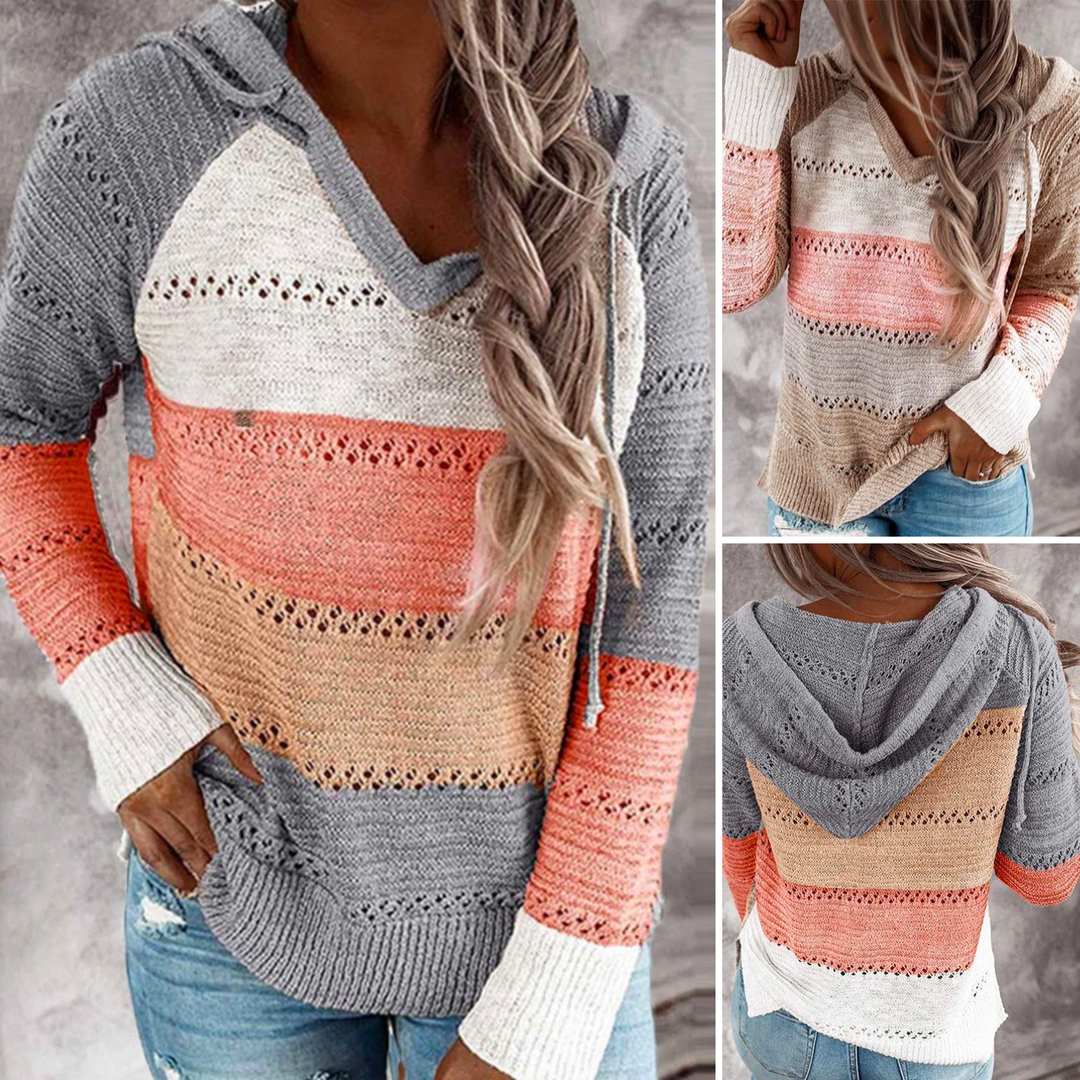 Mildred - Modern Women's V-neck jumper