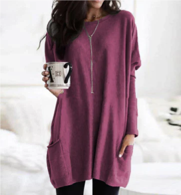 Shelley - Oversized long sleeve jumper for women