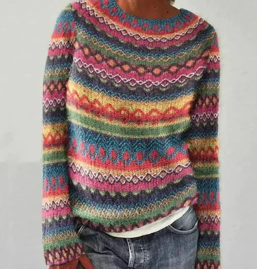 Izzel™ - Cozy Fair Isle Sweater