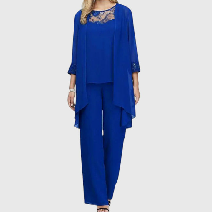 Fadia - Elegant Three-piece Formal Ladies Set
