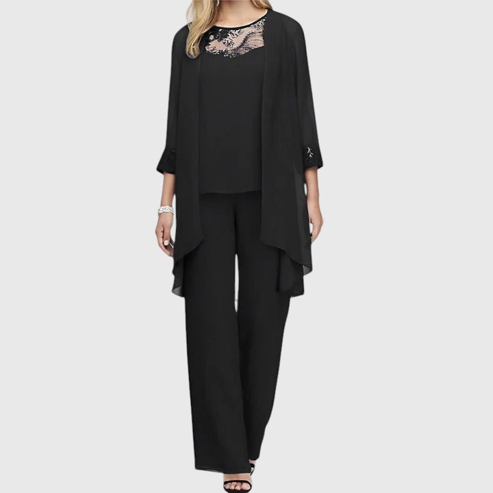 Fadia - Elegant Three-piece Formal Ladies Set