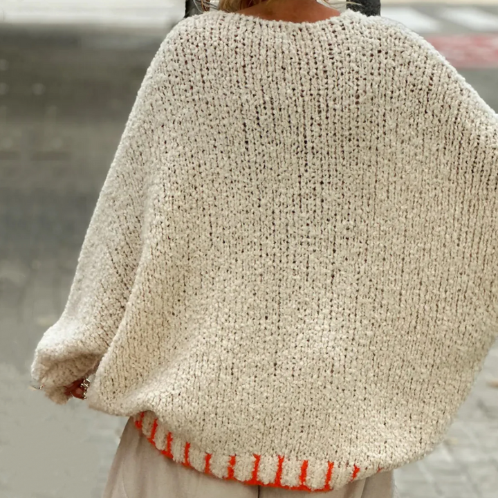 Micaelia - V-neck Knit Jumper
