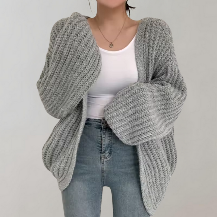 Holly - Chunky Knit Oversized Cardigan