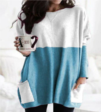 Shelley - Oversized long sleeve jumper for women