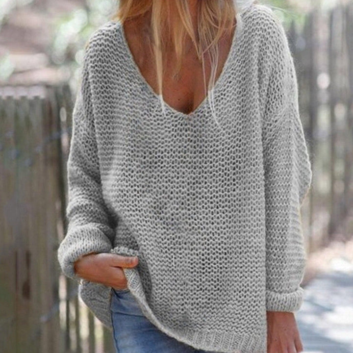Violeta - Oversized knitted jumper for women