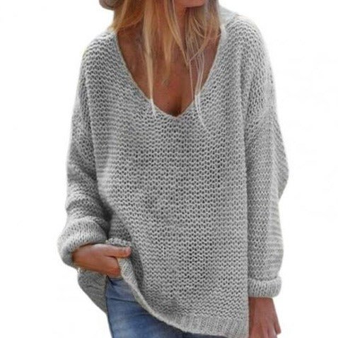 Violeta - Oversized knitted jumper for women